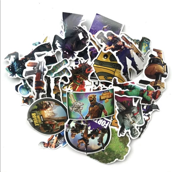 Fortnite Battle Royal Birthday Stickers Gift 40PC - Picture 2 of 7